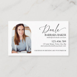 Birth & Postpartum Midwife Doula Photo Arch  Visitenkarte