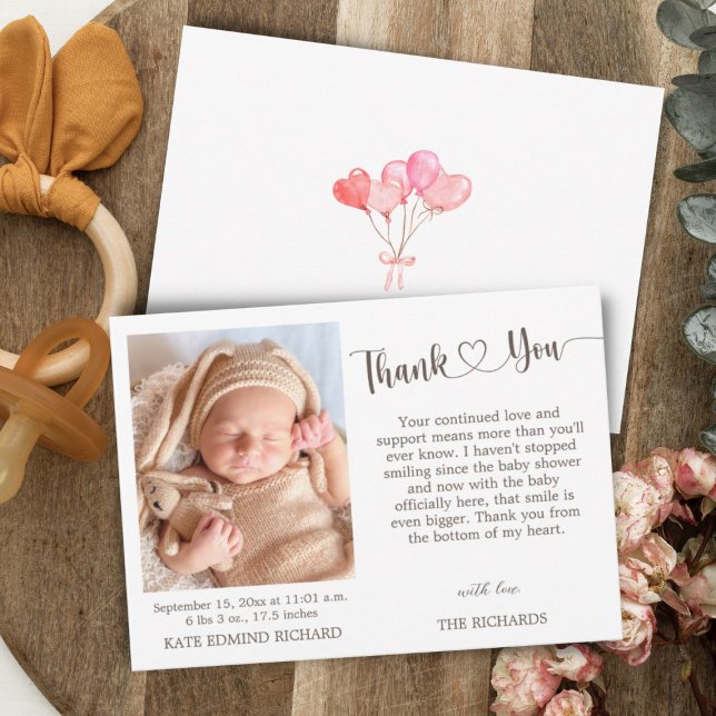 Birth Stats Foto Neue Baby Dusche Ankündigung (Von Creator hochgeladen)