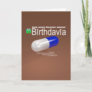 'Birthdavia' Birthday Card Karte