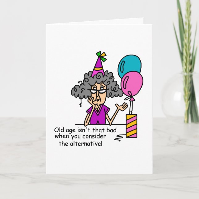 Birthday Alternative Spaß Karte (Vorderseite)