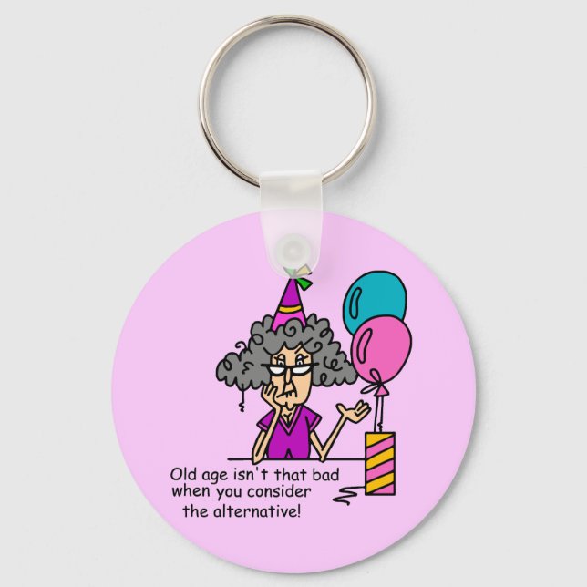 Birthday Alternative Spaß Schlüsselanhänger (Vorderseite)