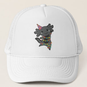 Birthday Axolotl Garland Truckerkappe