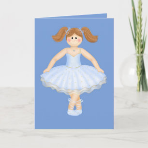 Birthday Ballerina Karte