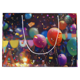 Birthday Balloon Geschenktasche Große Geschenktüte