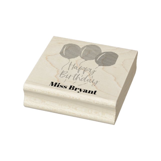 Birthday Balloon Gummistempel (Stempel)