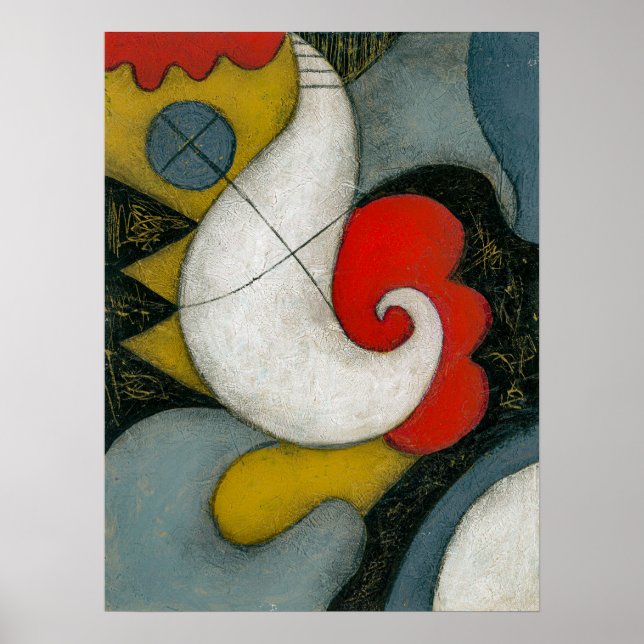 Birthday Balloon Poster Wall Art (Vorne)