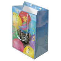 Birthday Balloons Cane Corso Mittlere Geschenktasc
