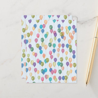 Birthday Balloons farbenfrohe Scrapbook Paper