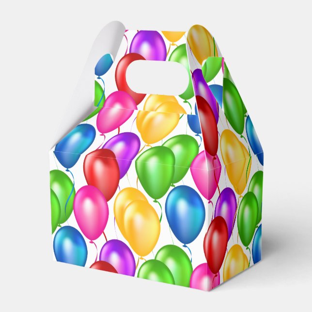 Birthday Balloons Geschenkschachtel (Vorderseite)