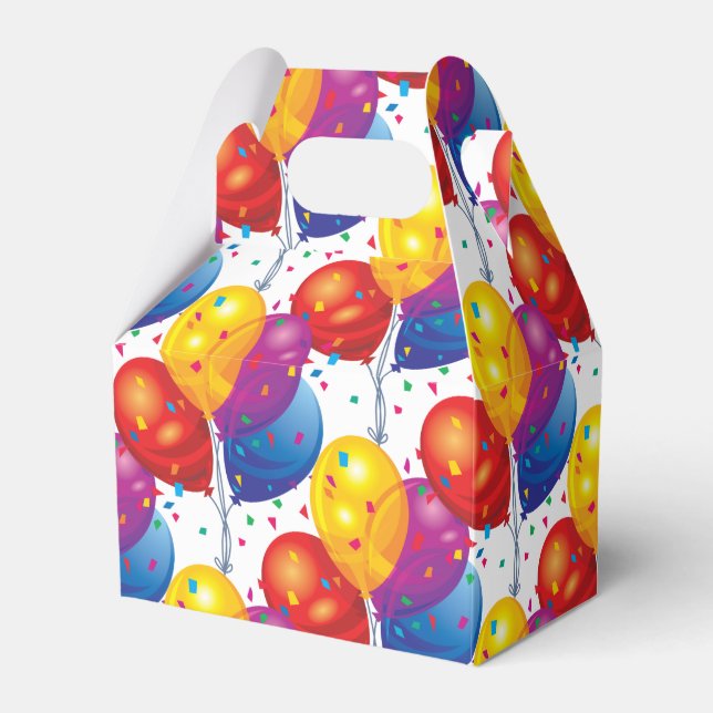 Birthday Balloons Geschenkschachtel (Vorderseite)