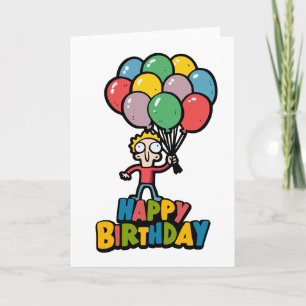 Birthday Balloons Karte