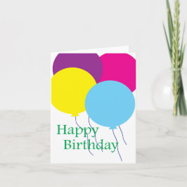 Birthday Balloons Karte