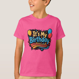 Birthday Balloons & Wirbel Boys T-Shirt