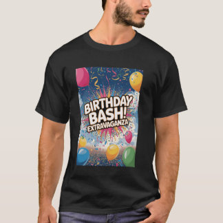 Birthday Bash Extravaganza Celebration Party T-Shirt
