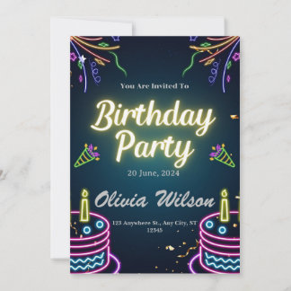 Birthday Bash Extravaganza Einladung