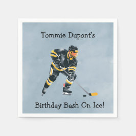 Birthday Bash on Ice Serviette