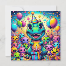 Birthday Bash T-Rex & Friends Geburtstagsfeier