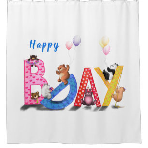 Birthday Bears Duschvorhang