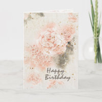 Birthday Bibel "In His Presence" Pink Roses