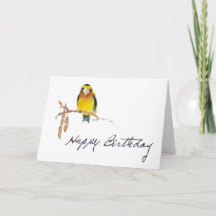 Birthday Bird Karte