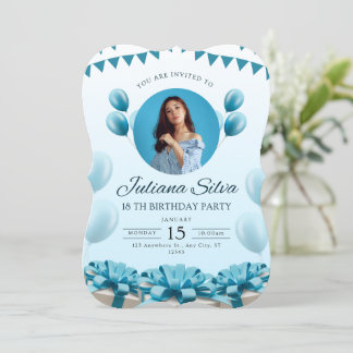 Birthday Bliss - Invitation propre et joyeuse