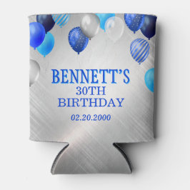 Birthday Blue Balloons Dosenkühler