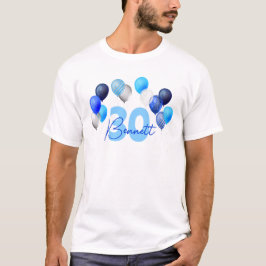 Birthday Blue Balloons T-Shirt