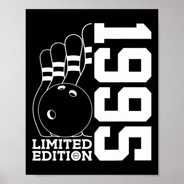 Birthday Bowling Limited Edition 1995  Poster (Vorne)