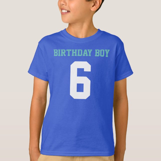 Birthday Boy 6 T-Shirt (Vorderseite)
