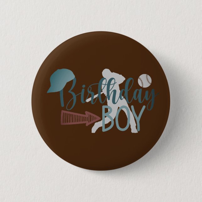 Birthday Boy Abzeichen Button (Vorderseite)