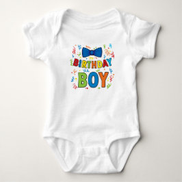 Birthday Boy Baby Party Shirt Bow Krawatte und Kon