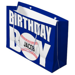 Birthday Boy Baseball Player Party Individuelle Na Große Geschenktüte