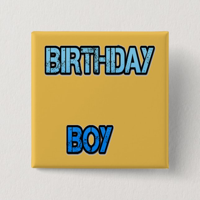 Birthday Boy Button (Vorderseite)