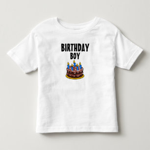 Birthday Boy Cake Kleinkind T - Shirt