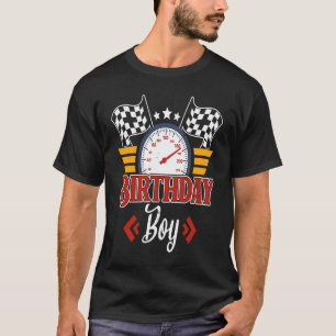 Birthday Boy Drag Race Turbo Wheel Auto Motor Gar T-Shirt