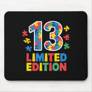 Birthday Boy Girl 13-jähriges Autismus Awareness T Mousepad