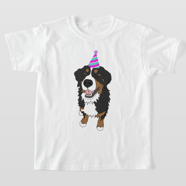 Birthday Boy/Girl Bernese Mountain Hund T - Shirt (Ablage )