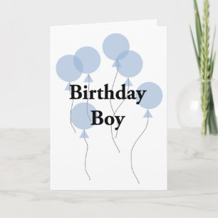 Birthday Boy Karte