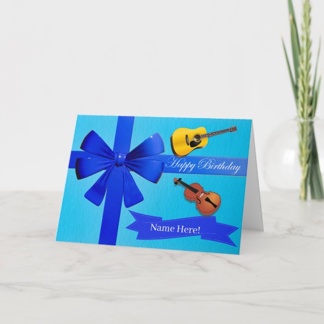 Birthday Boy Karte (Vorderseite)