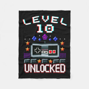 Birthday Boy Level 10 Entsperrte Funny Video Game  Fleecedecke