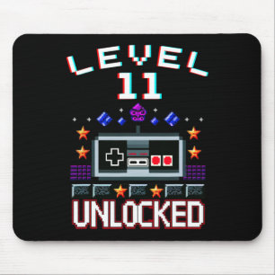 Birthday Boy Level 11 Entsperrte Funny Video Game Mousepad