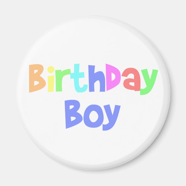 Birthday Boy Magnet (Vorne)