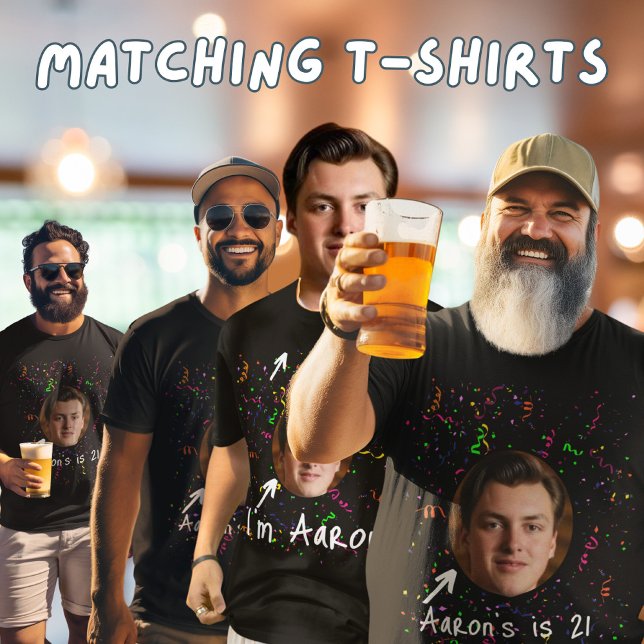 Birthday Boy Main Man 21. Party Do T-Shirt (Von Creator hochgeladen)