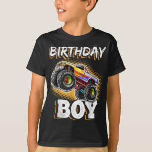 Birthday Boy Monster Truck Birthday Party Geschenk T-Shirt