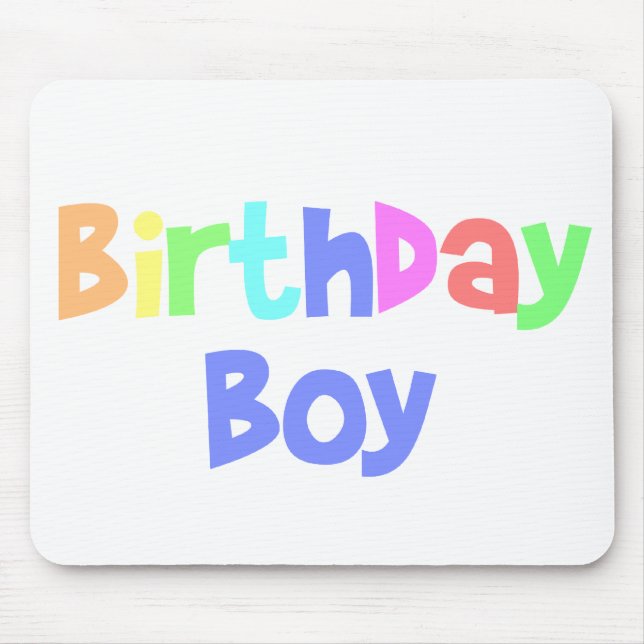 Birthday Boy Mousepad (Vorne)