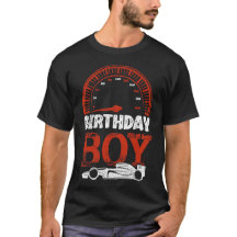 Birthday Boy Race Car Racing
