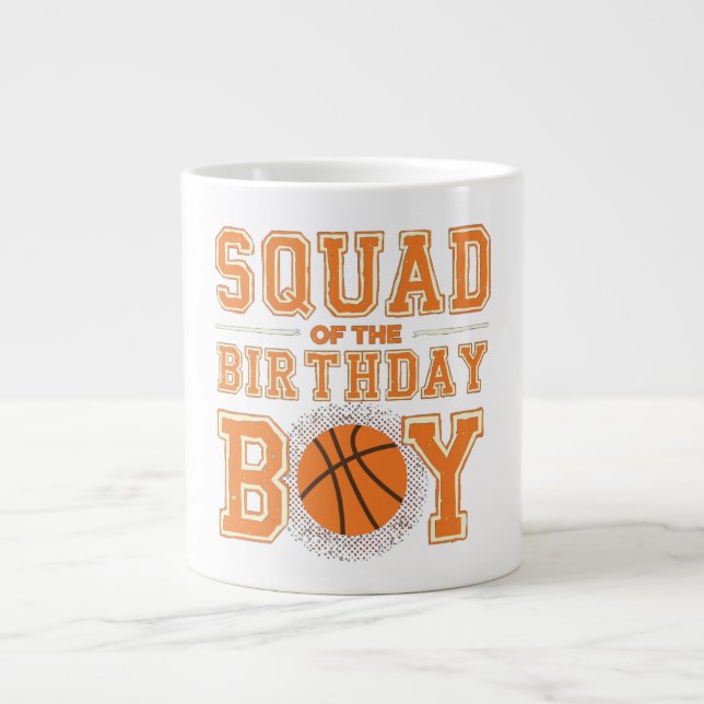 Birthday Boy Squad Jumbo-Tasse (Vorderseite)