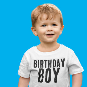 BIRTHDAY BOY TODDLER T - SHIRT