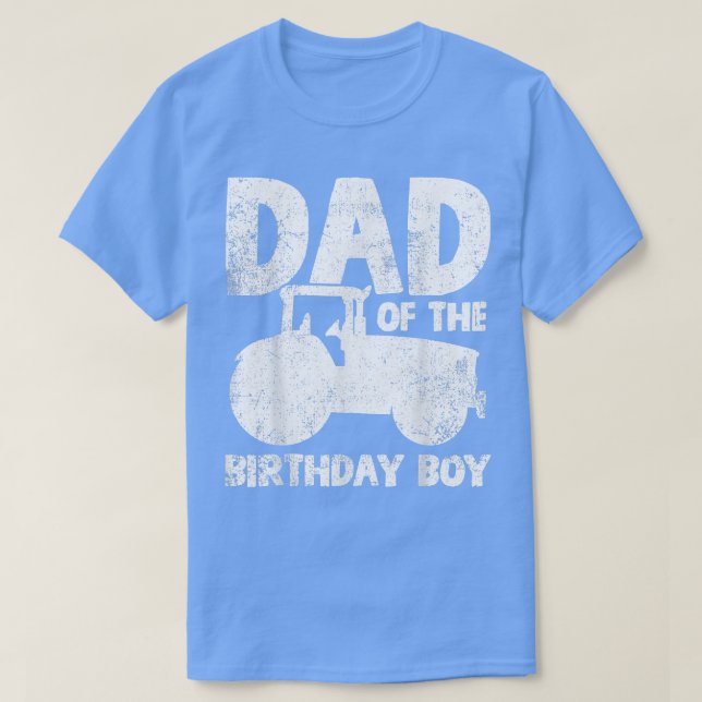 Birthday Boy Tractor Bauer T-Shirt (Design vorne)