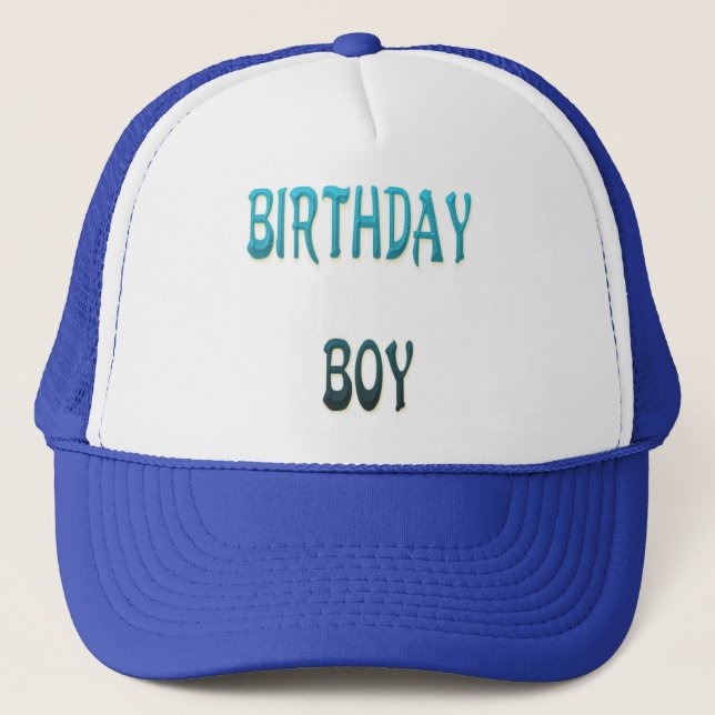 Birthday Boy Truckerkappe (Vorderseite)